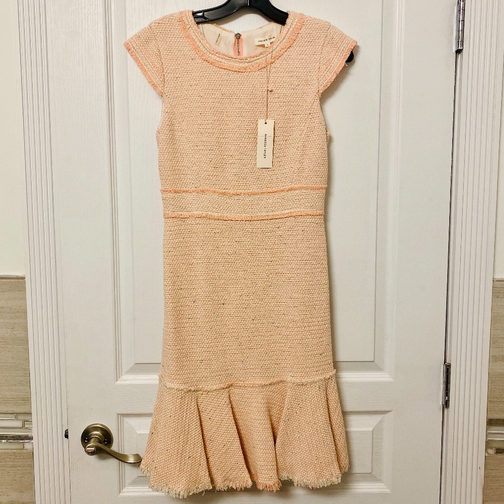 Rebecca Taylor Sparkle Tweed Dress Size 2